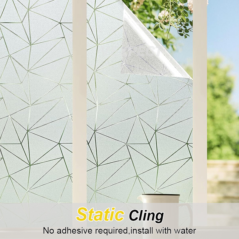 Frosted Glass Door Sticker for Window Privacy, Static Cling Total ...