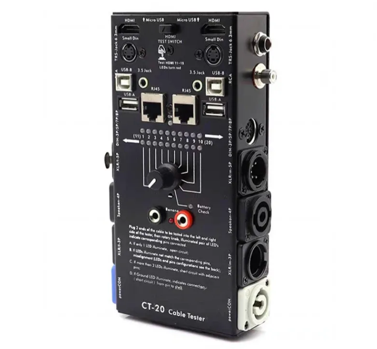 CT-20, CT-04F multifunctional cable tester, USB/RJ45/HDMI/audio cable ...
