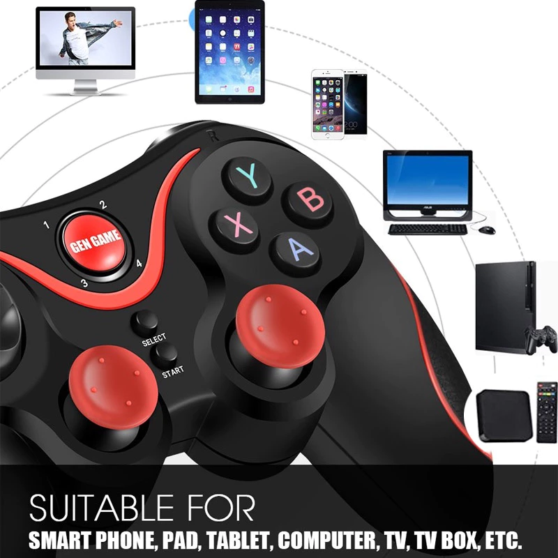 Gamepad Wireless Controller Bluetooth For Android IOS Phone PC Laptop ...