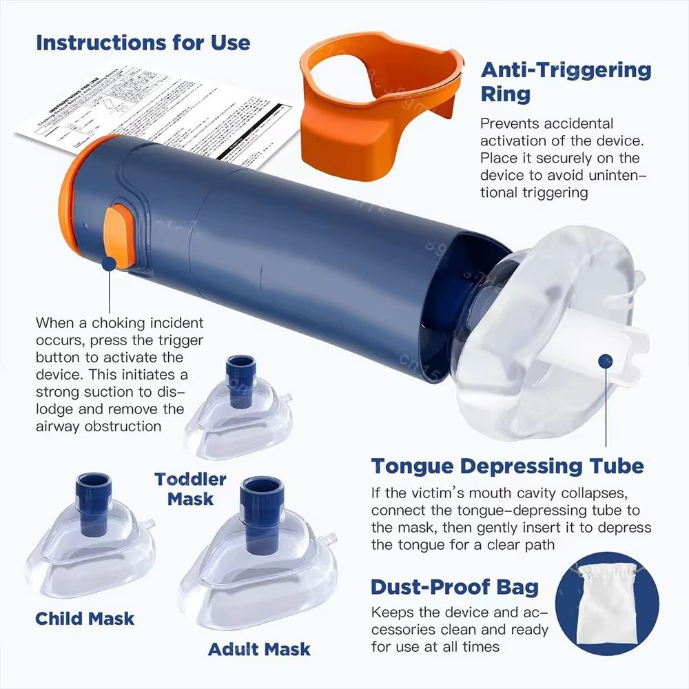 First Aid Anti Choking Rescue Device Heimlich Adults Children Kids ...
