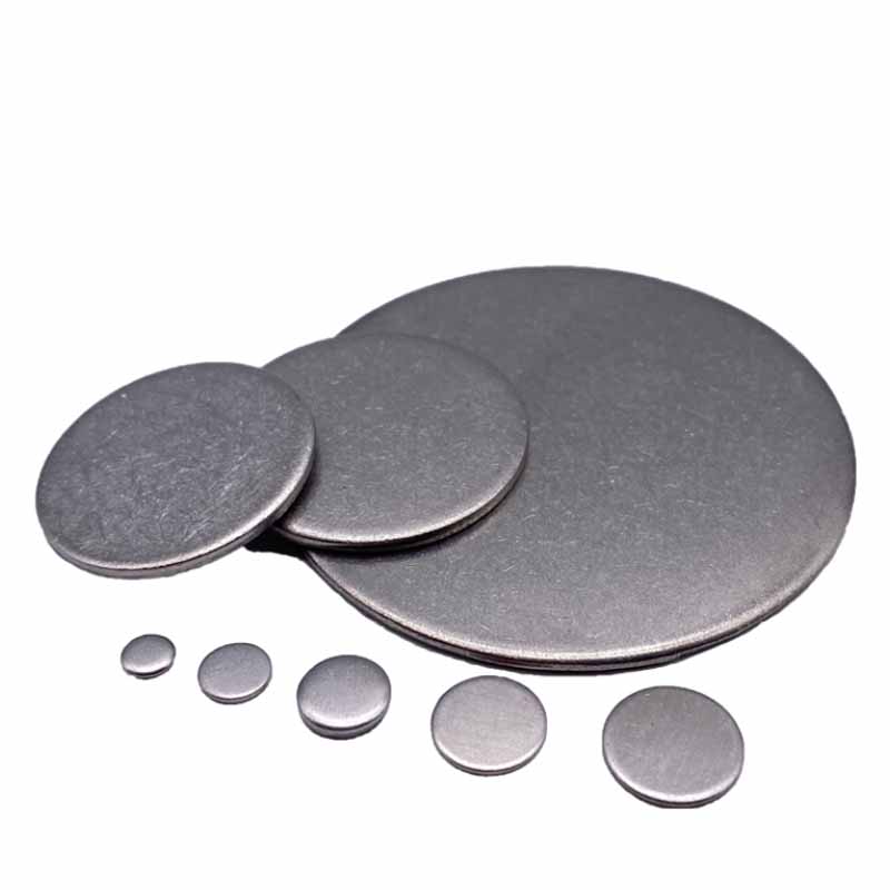 304 Stainless Steel Disc Round Steel Sheet Circular Metal Plate Disk ...
