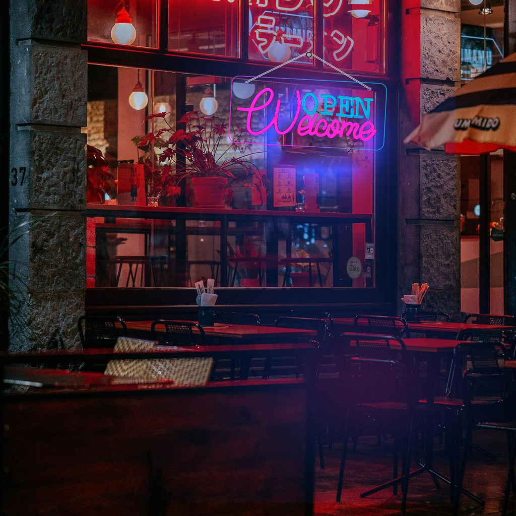 LED Neon Light Bar Decor Beer Sign Open Signage Billboard Luminous ...