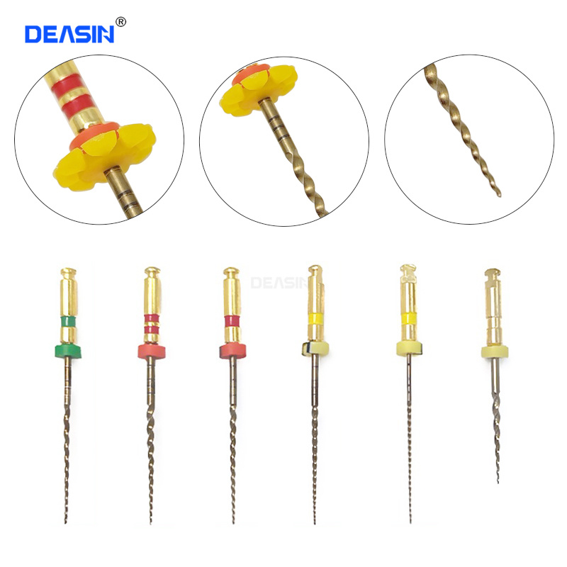 6pcs/pack Original Eighteeth E-FLEX Dental Root Canal File Gold Endo ...
