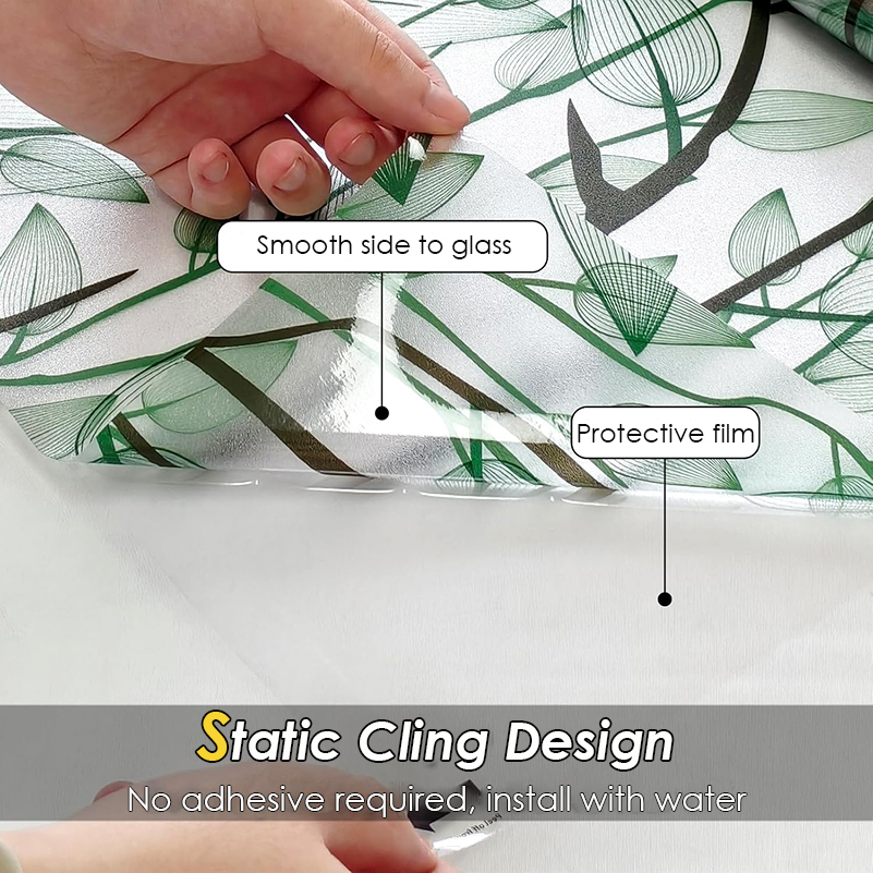 Window Film Frosted Glass Sticker, Tinted Sticker for Window Privacy ...
