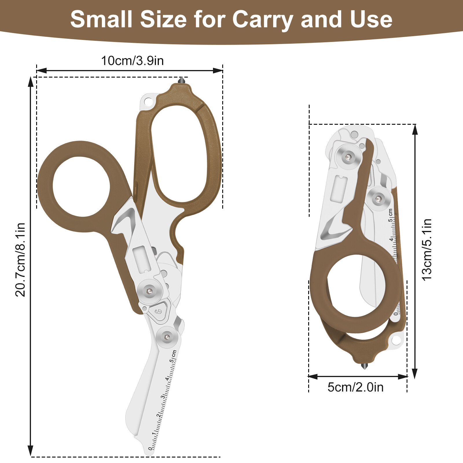 Raptor Shears Emergency Trauma Shears Medical Scissors Multitool EMT ...