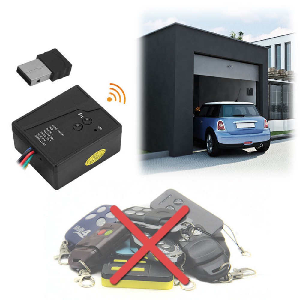 Auto Gate Door Opener Automatic Boom Barrier Door Receiver, 2.4G ...