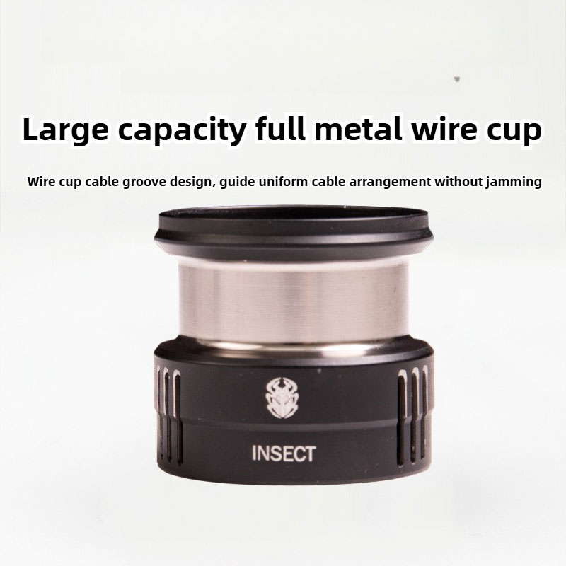 INSECT-AR Refinement Spinning Fishing Reel 800/1000 Full Metal Reel 5.2 ...