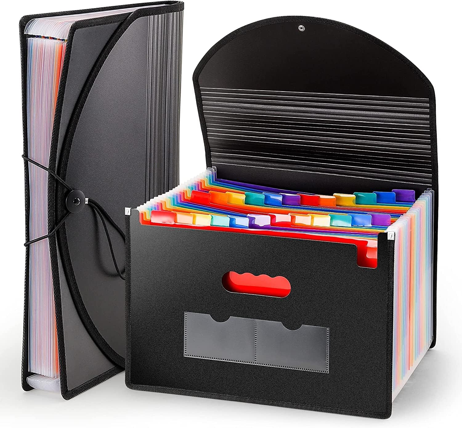 Expanding File Folder 24 Pocket Accordion A4 Portable Organizer ...