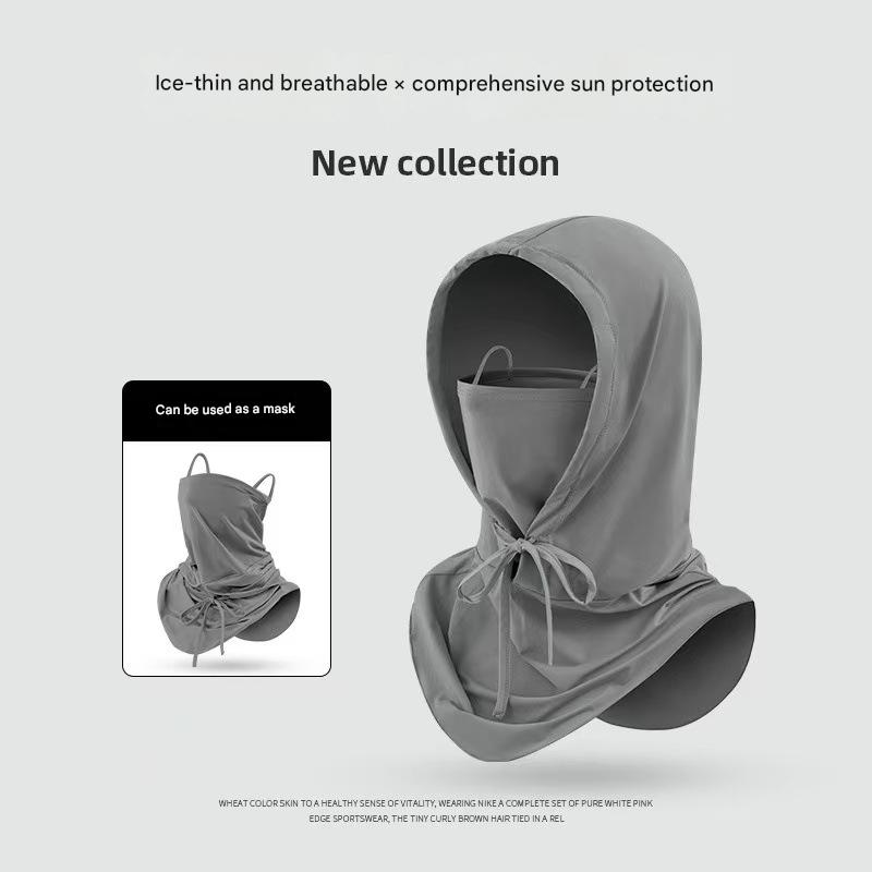 UPF 50+ Full Face & Neck Mask - Breathable UV Protection Cover for Men ...