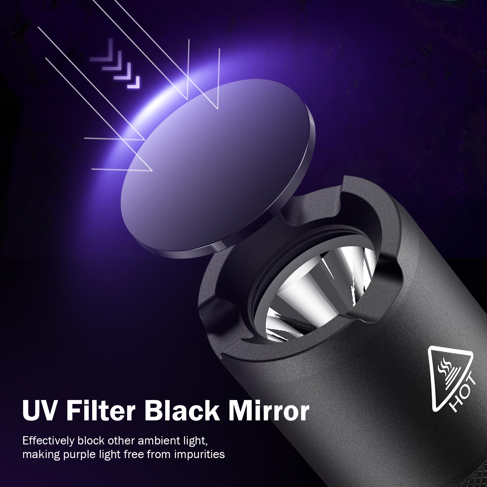 SUPERFIRE Z15 5W UV Flashlight 365nm EDC Torch Mini Lantern Ultra Pet ...