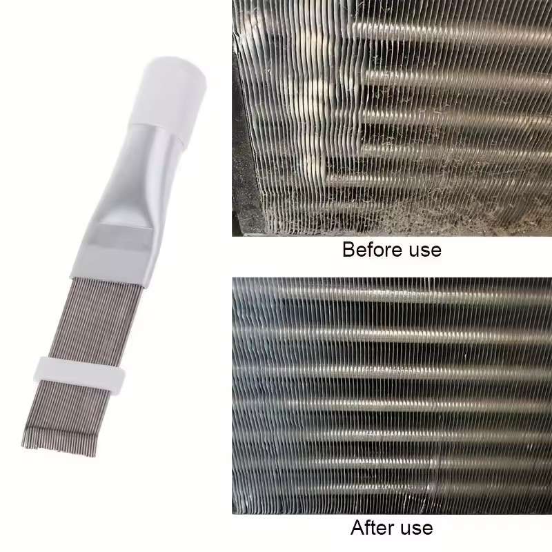 Universal Car A/C Radiator Condenser Fin Repair Comb Cleaning Brush ...
