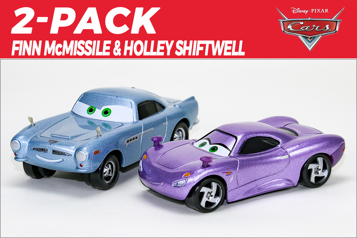 2-Pack Mattel Disney Pixar Cars 2 Finn McMissile & Holley Shiftwell 1: ...