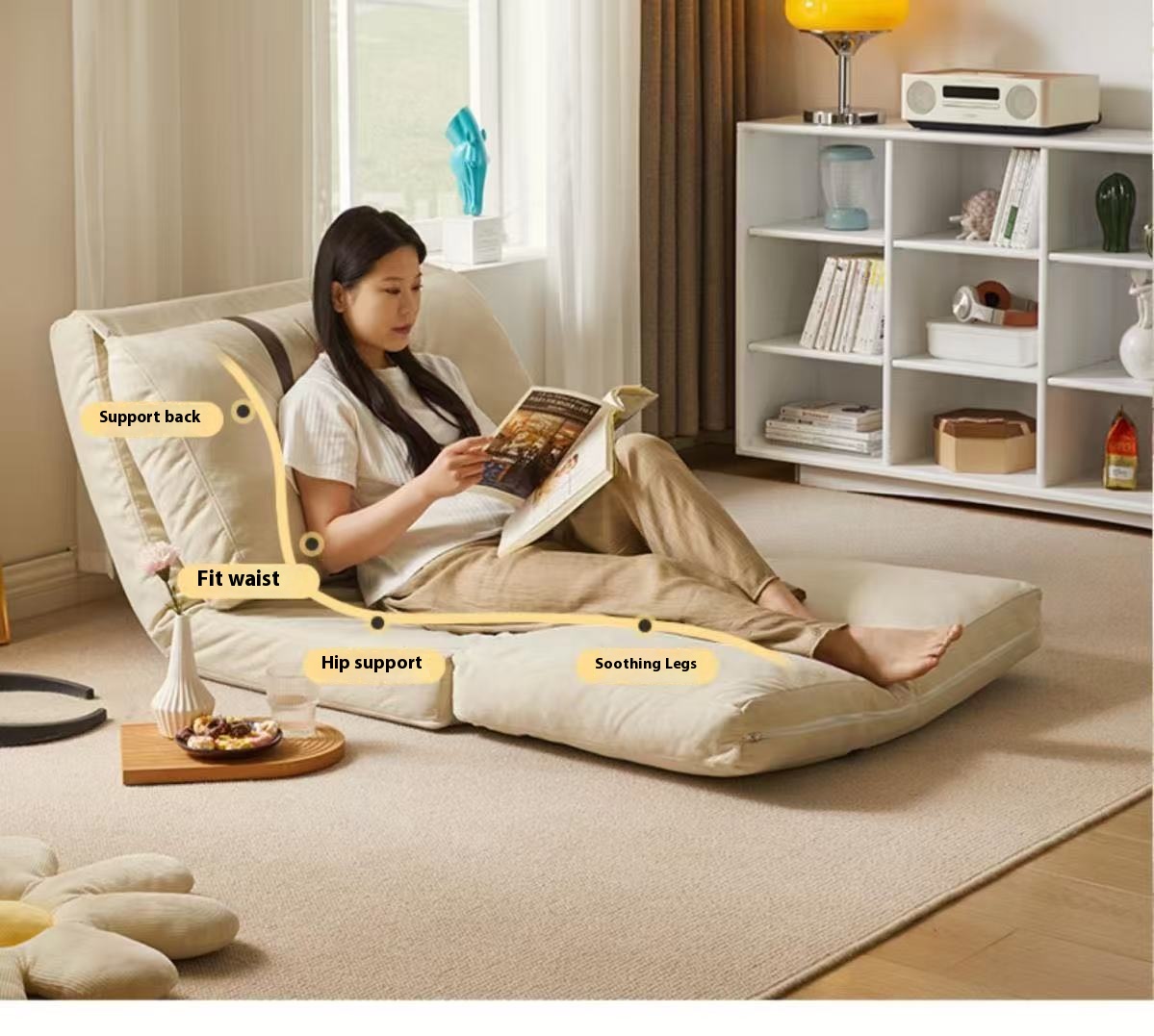ApeHome Compressed Sofa Recliner Balcony Living Room Multifunctional ...