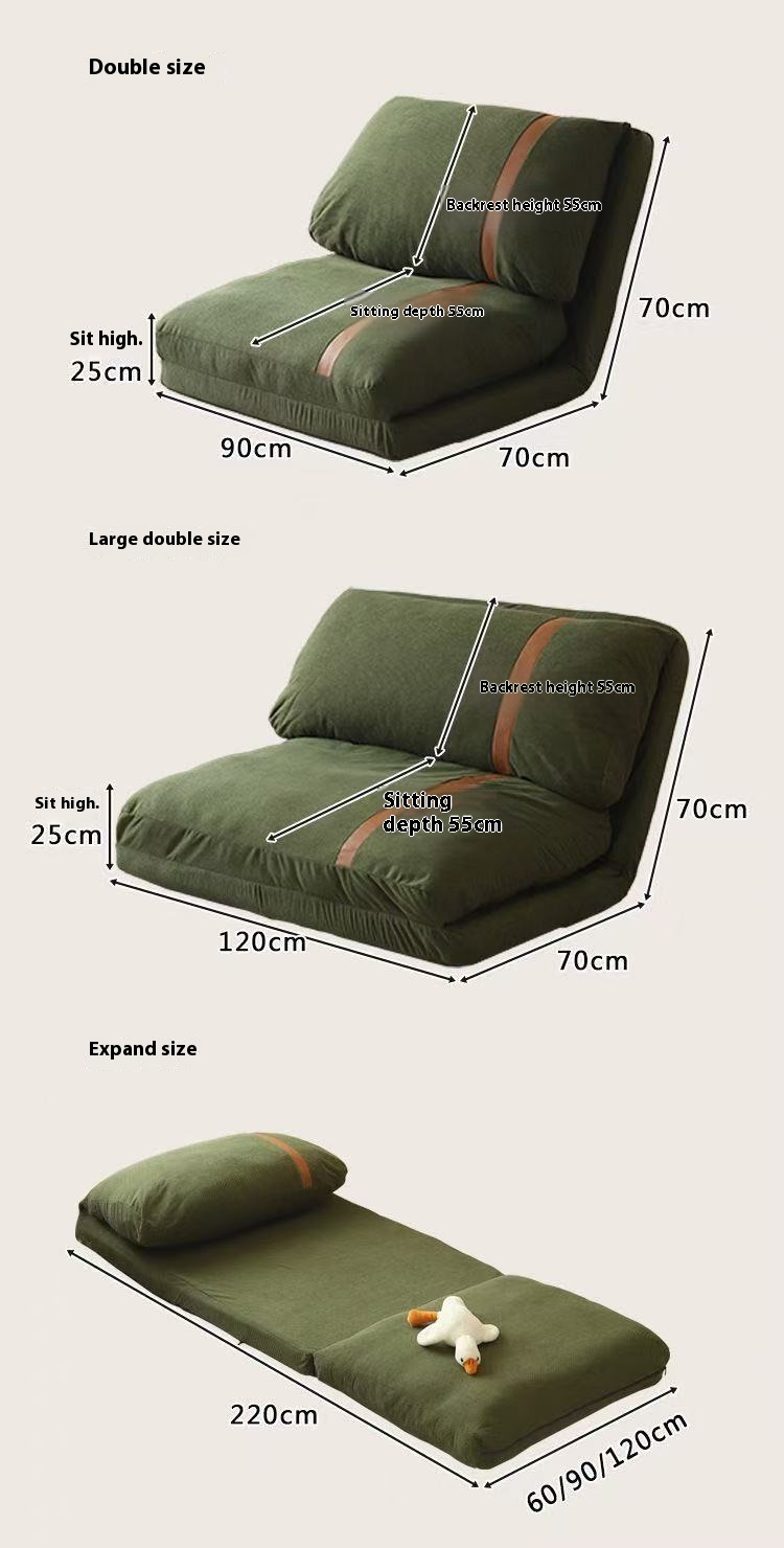 ApeHome Compressed Sofa Recliner Balcony Living Room Multifunctional ...