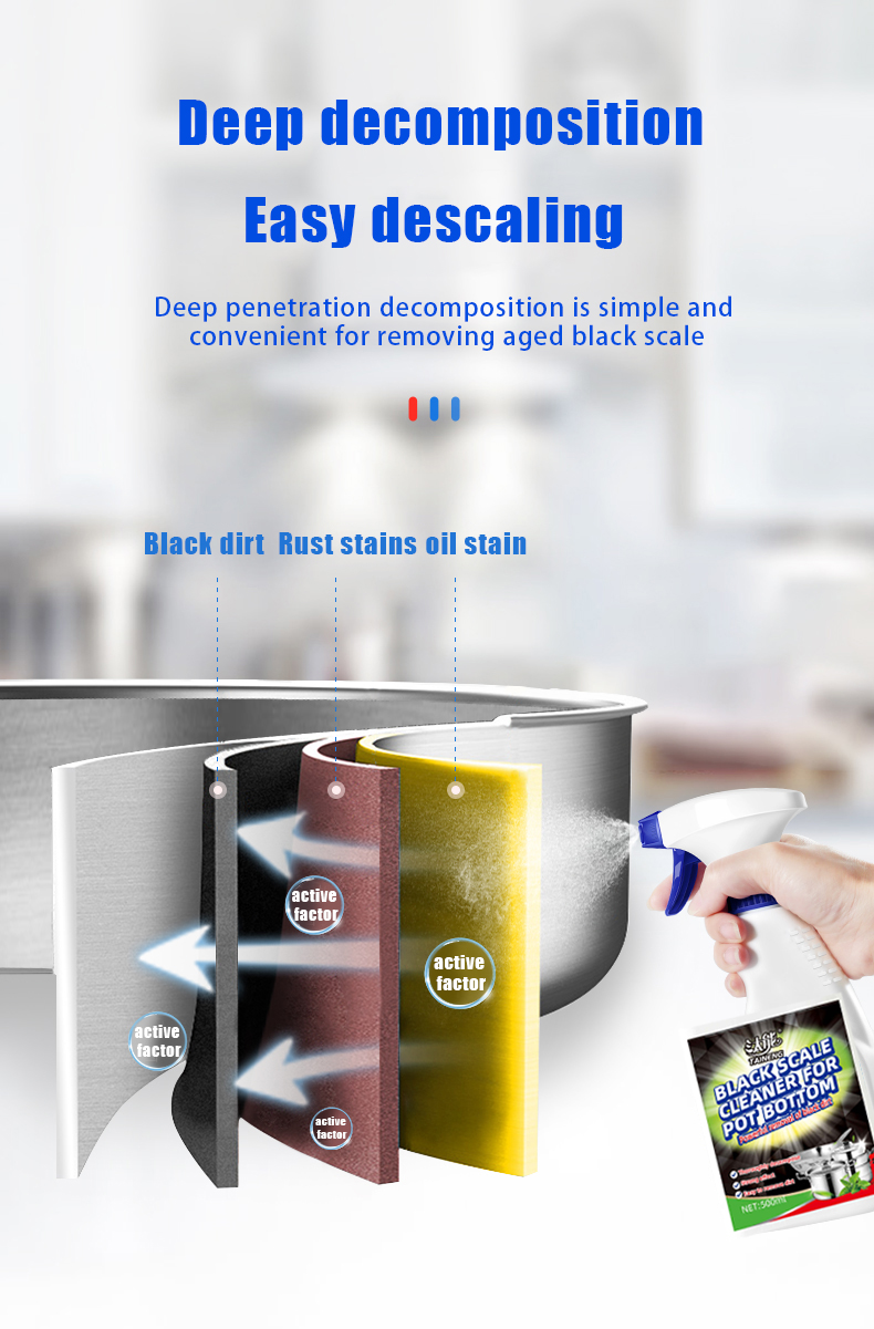 Strong descaling TAINENG Pot Bottom Cleaner Cleaner For Cookware Bottom ...
