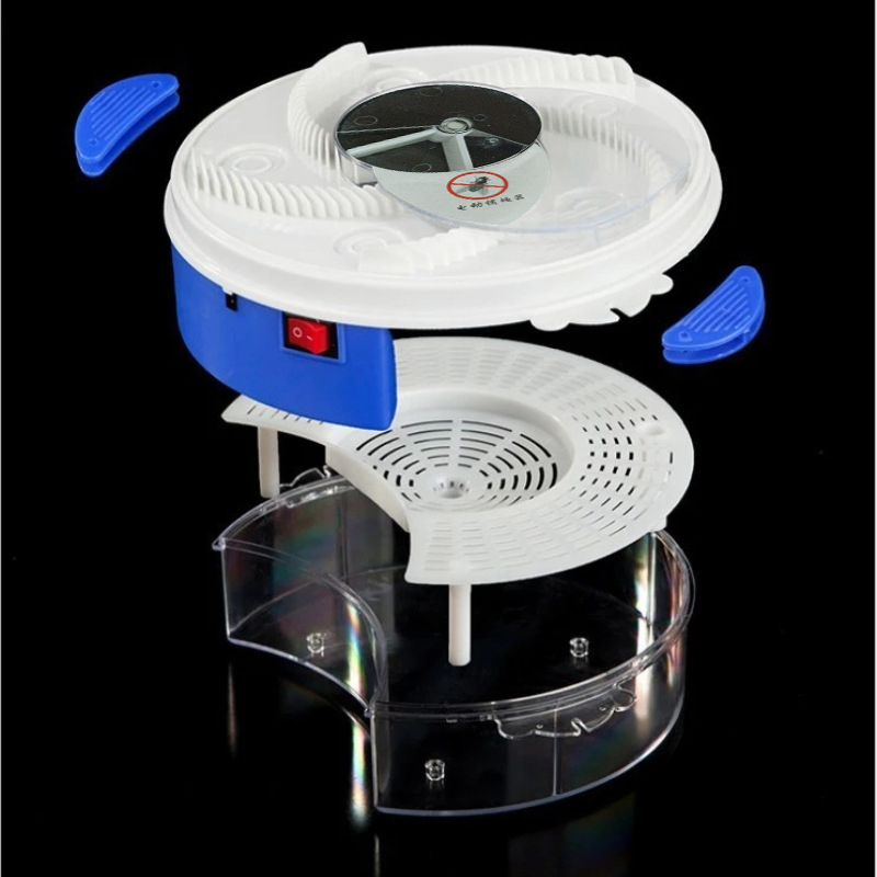 Fully Automatic Fly Catcher - Silent Rotating Trap for Home and Kitchen ...