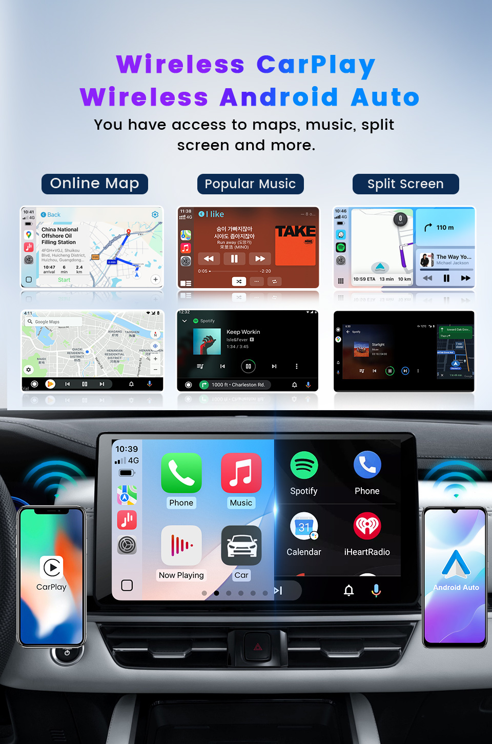CarlinKit 2025 Mini Ultra Small & Compact Wired to Wireless Carplay ...