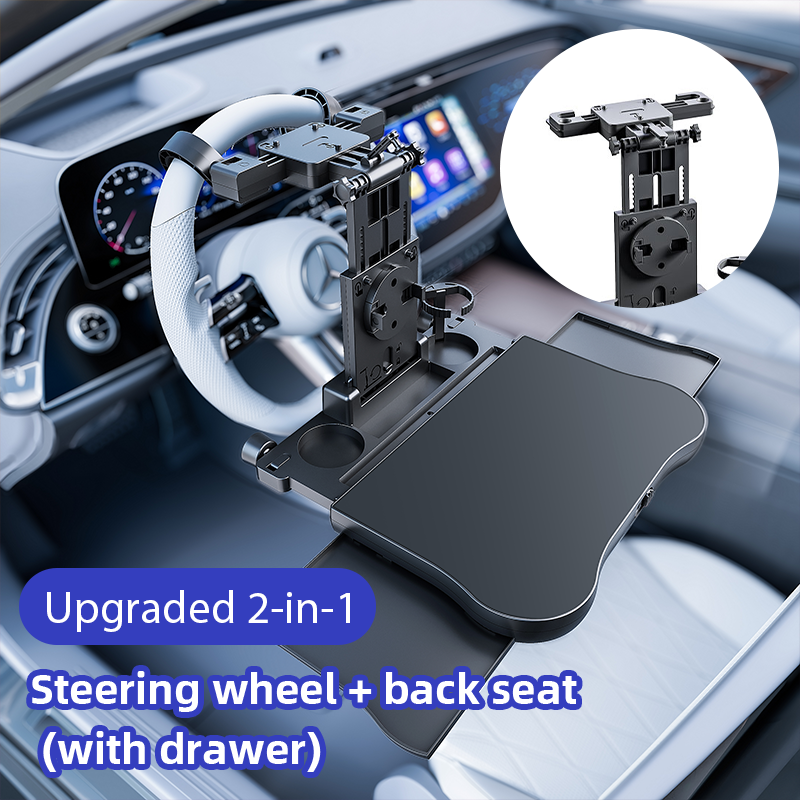 Portable Foldable Car Laptop Stand Foldable Car Seat/Steering Wheel ...