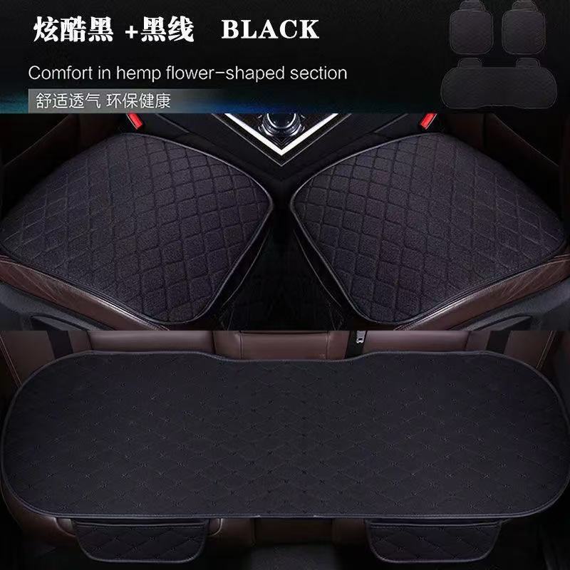 Universal Car Seat Cover Set Flax Seat Kusyen Kereta Cushion Car ...