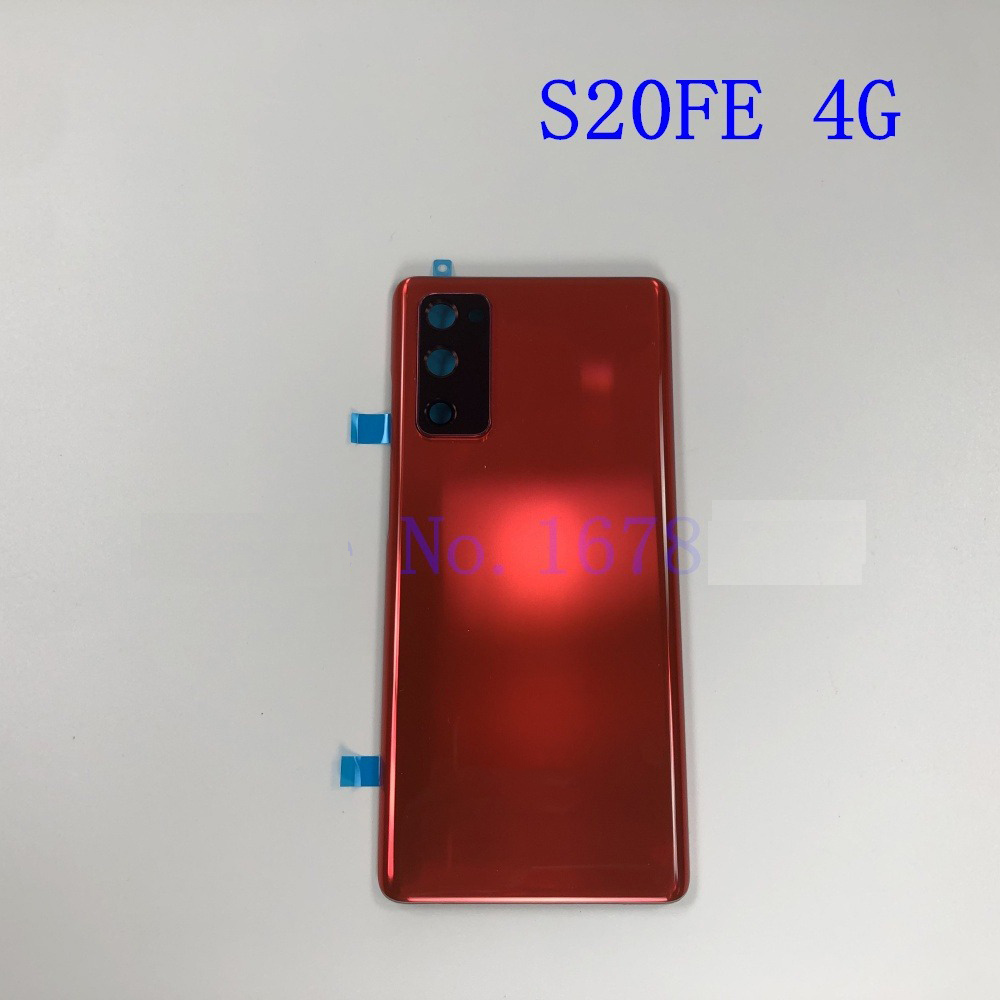 For SAMSUNG Galaxy S20FE 4G 5G S20 FE Back Cover Battery Plastic Door ...