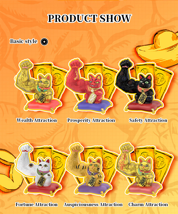 【Ready Stock 100% Authentic]】TOPTOY Great Power Fortune Cat Series ...