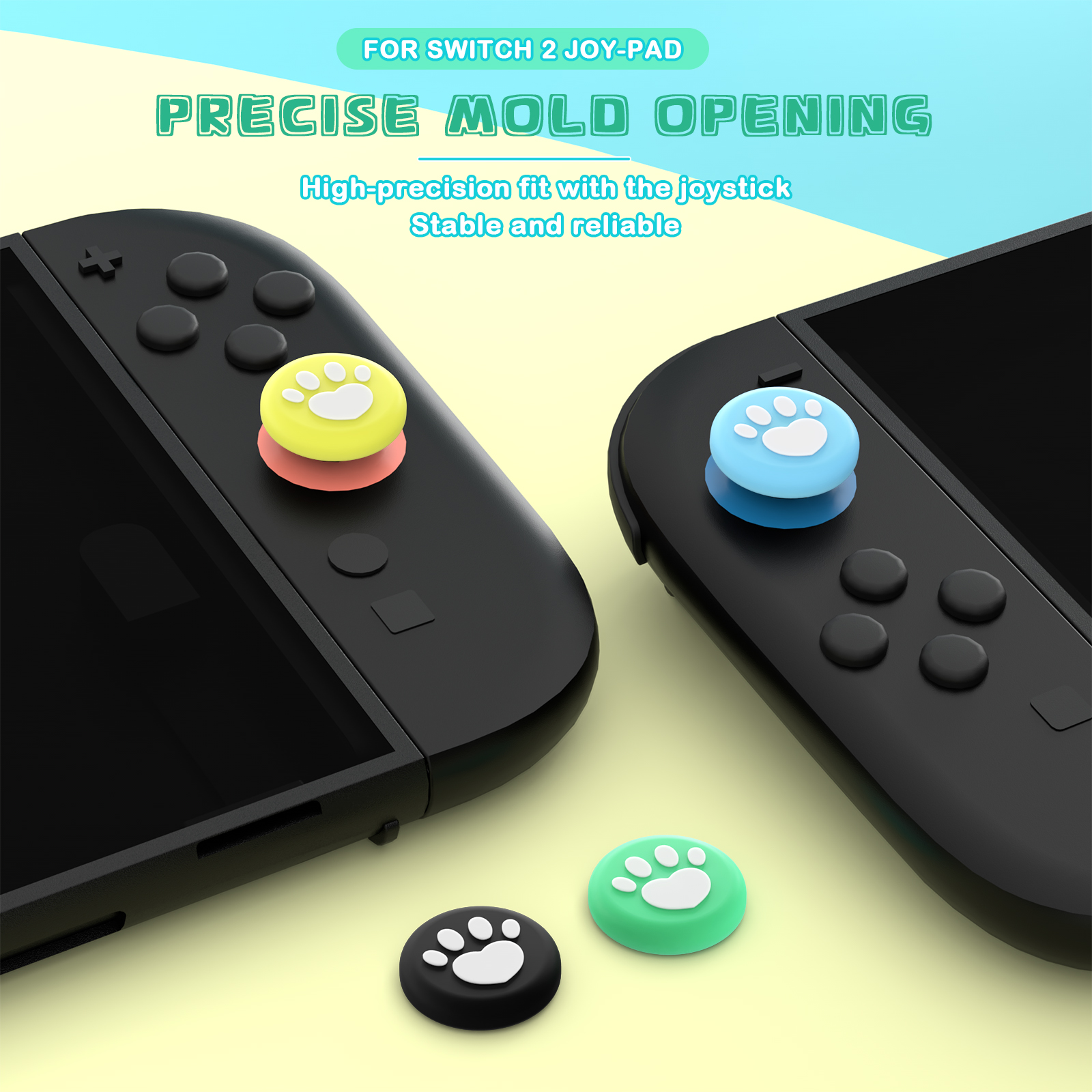 Nintendo Switch 2 Rocker Caps 1 Pair (2 pcs) Game Theme Design for ...
