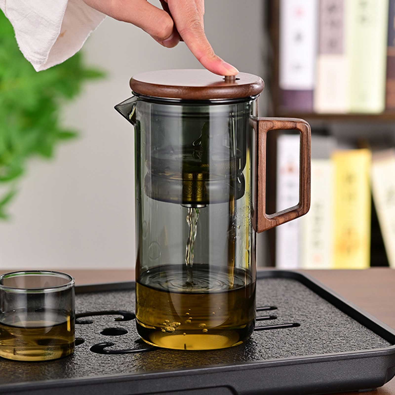 [Local delivery] Water Separation Inner Container Teapot One Click ...