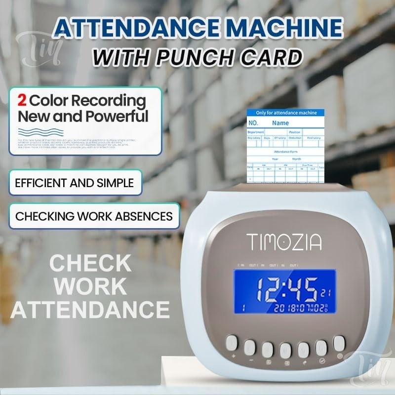 Punch Card Machine Color Attendance Machine Office Punch Card Machine ...