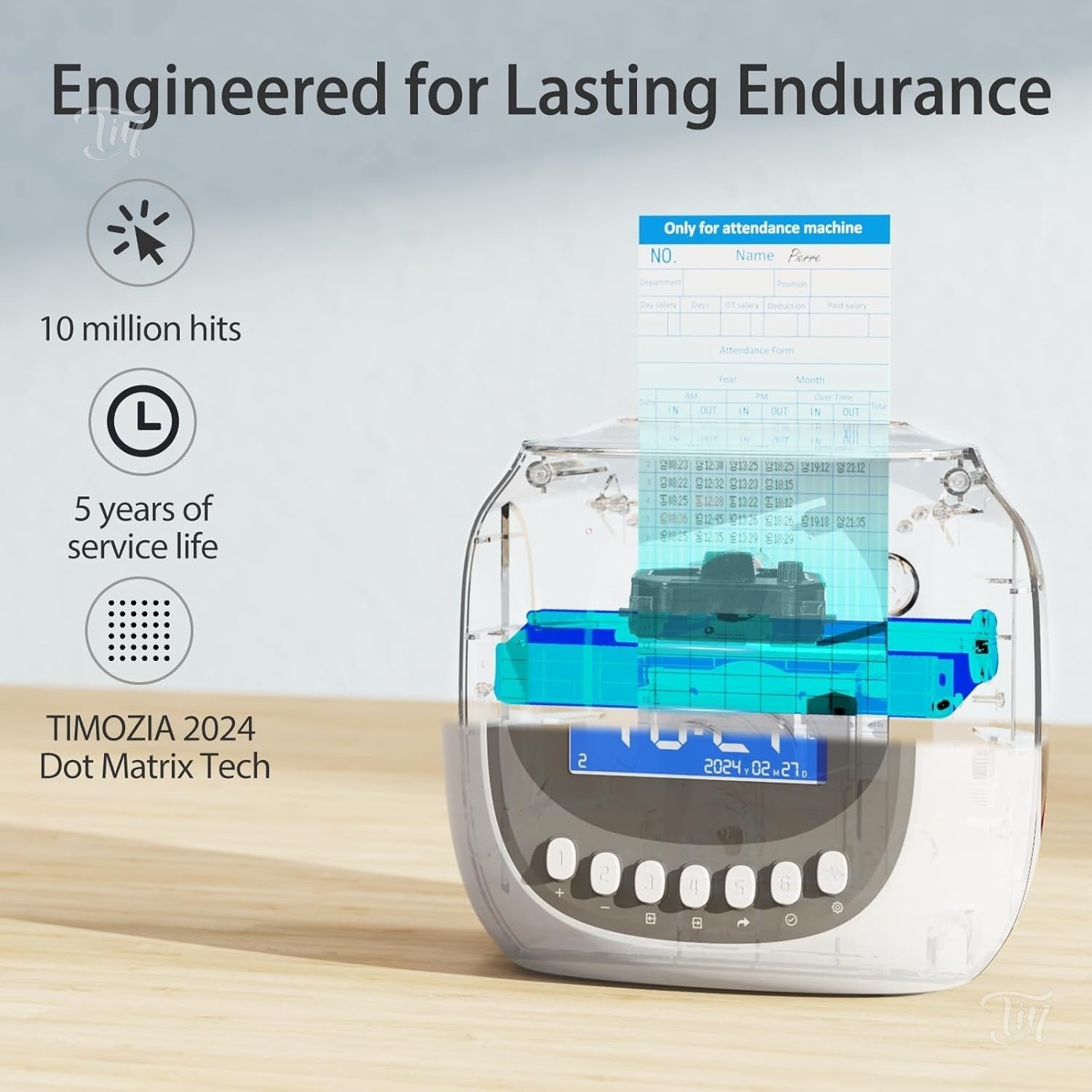 Punch Card Machine Color Attendance Machine Office Punch Card Machine ...