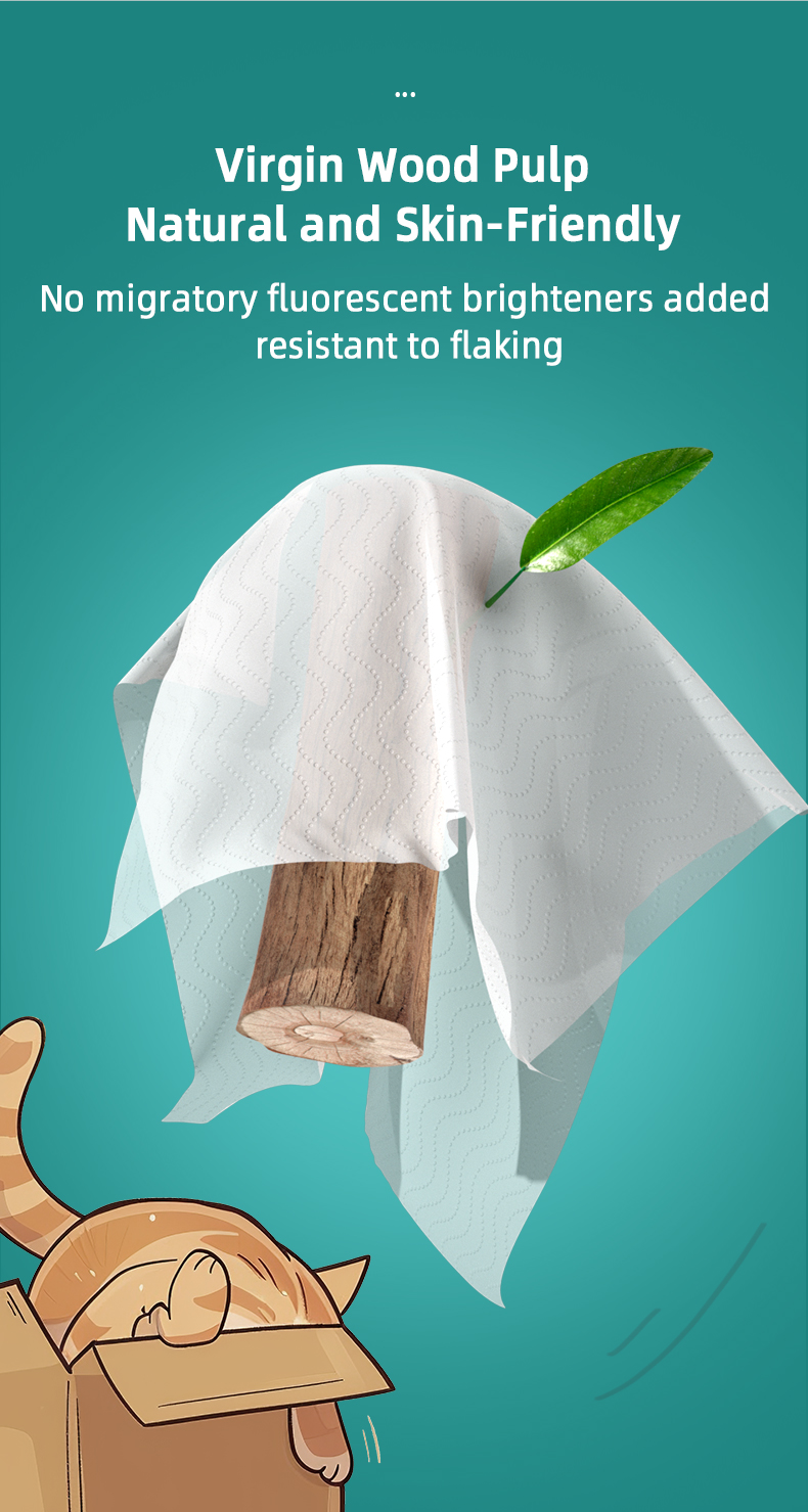 [6 Packs]Botare Hanging Jumbo Toilet Paper Roll - Center Pull Design ...
