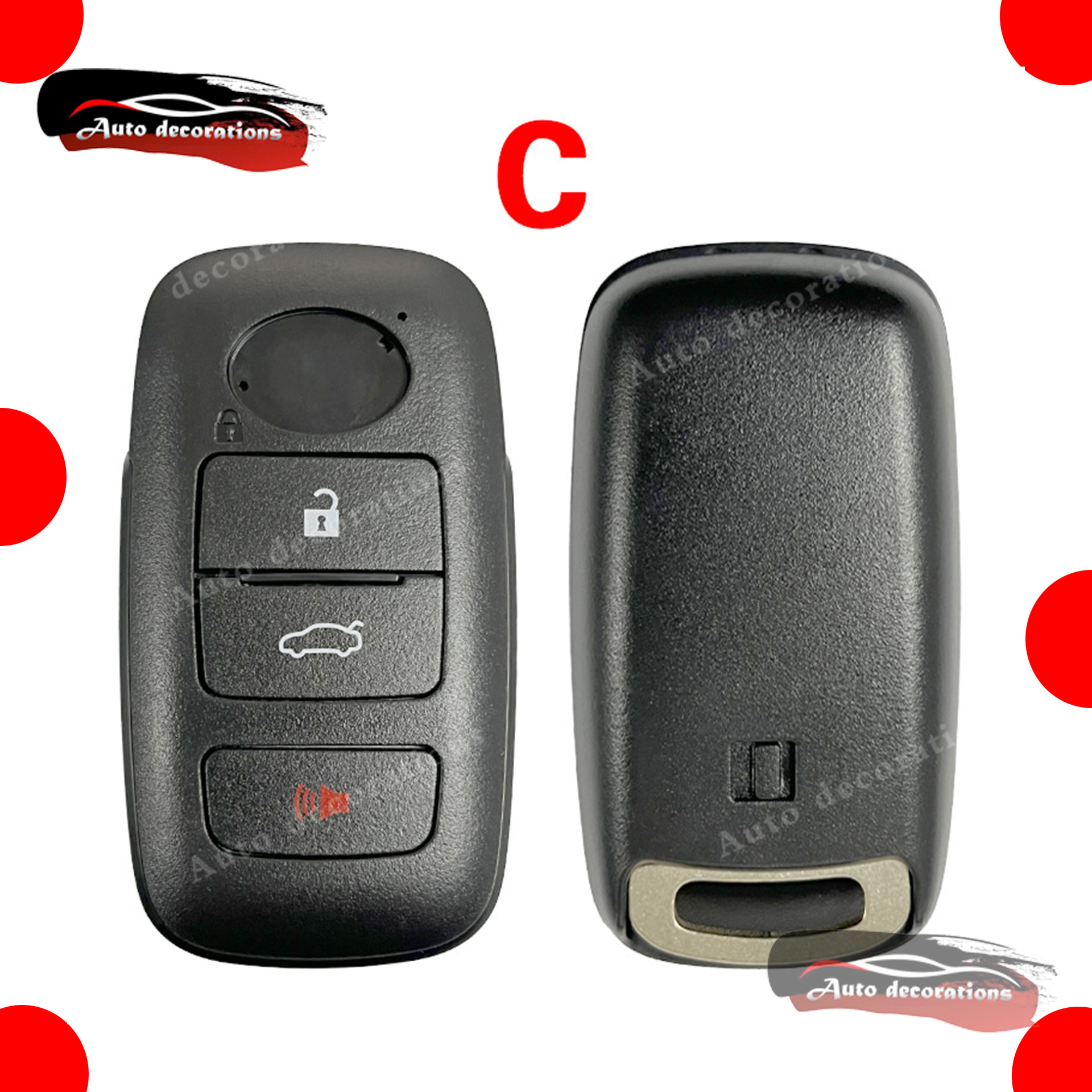 TOYOTA 2/3/4 buttons Original car key replacement shell For RAIZE/VELOZ ...
