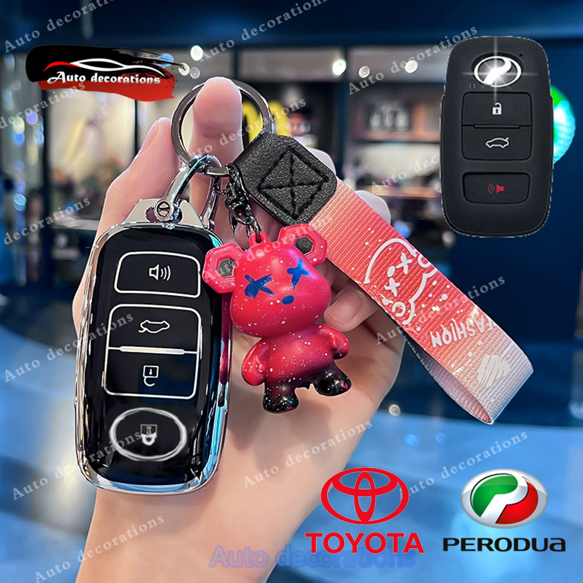 TOYOTA 2/3/4 buttons Original car key replacement shell For RAIZE/VELOZ ...