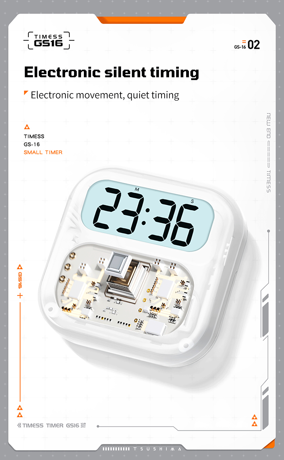 HENGXIANG Electronic Timer HX-2319, Countdown & Count-Up Timing, Simple ...