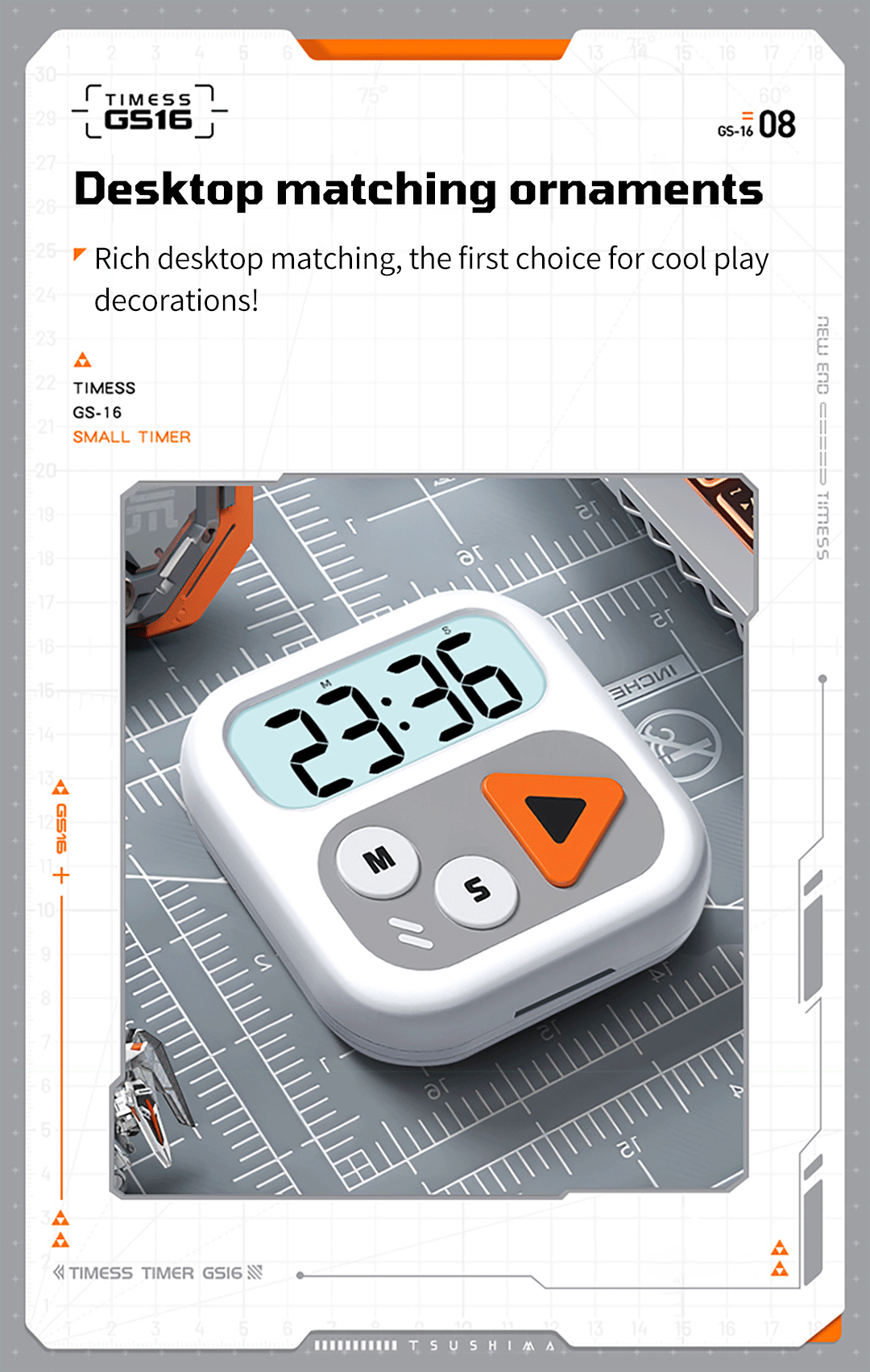 HENGXIANG Electronic Timer HX-2319, Countdown & Count-Up Timing, Simple ...