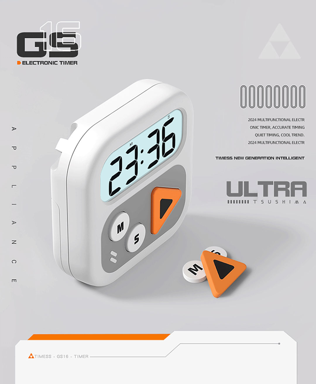 HENGXIANG Electronic Timer HX-2319, Countdown & Count-Up Timing, Simple ...