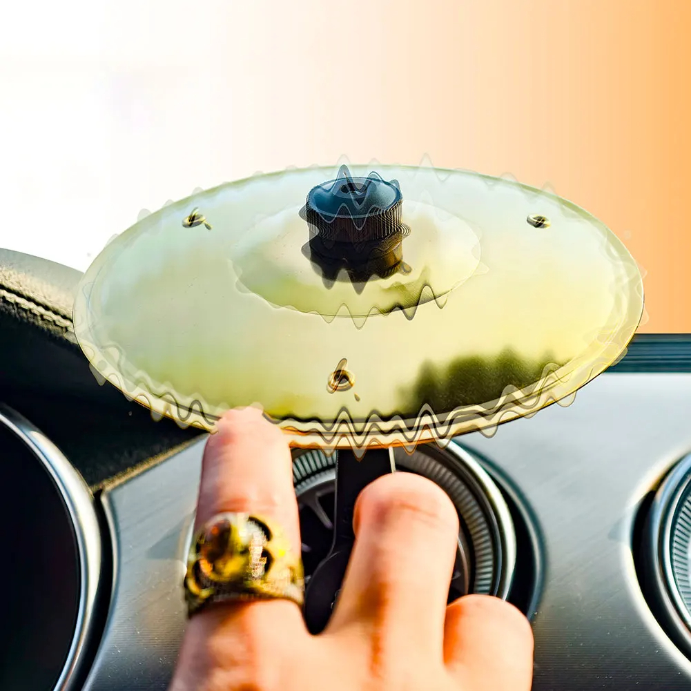 (Local Stock) 2pcs Car Crash Cymbal Air Vent Mini Drum Car Hand ...