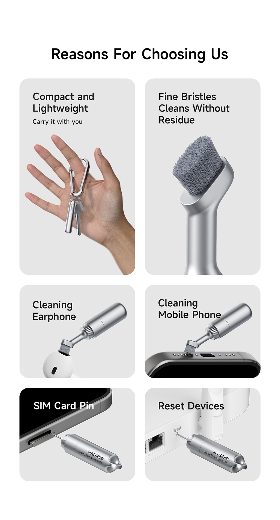 HAGiBiS Multifunction SIM Card Eject Pin With Keychain | Shopee Malaysia