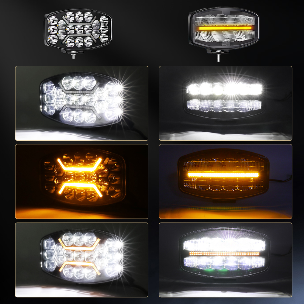 10Inch LED Light Work Light Off road Headlight Spotlight DRL Truck ...
