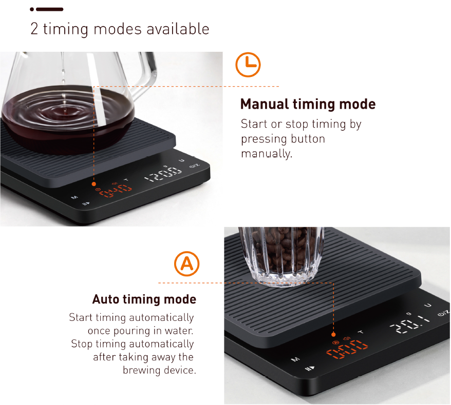 CAMRY Coffee Scale 3kg/0.1g Digital Kitchen Scale Food Weighing Scale ...
