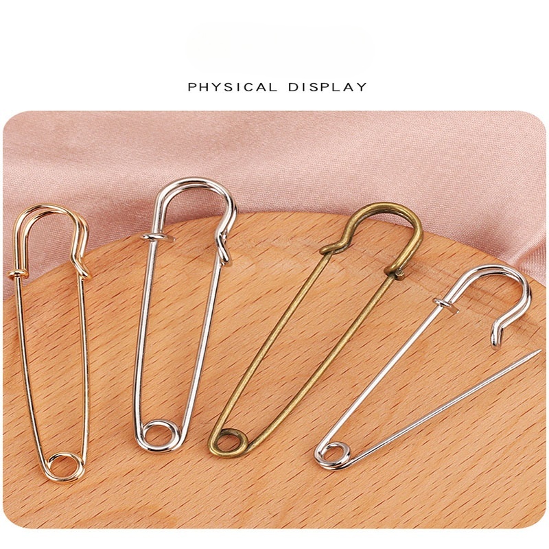 20pcs Safety Pins - 75mm Steel Lock Pins, Bulk Quilting Fasteners, DIY ...