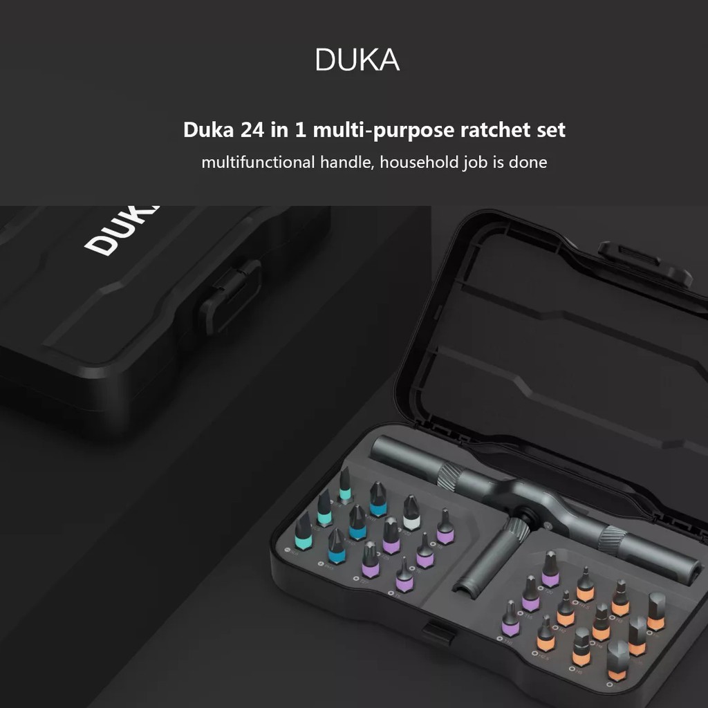 Duka RS1 24 in 1 Screwdriver Set Ratchet Wrench Screw driver Kit S2 ...