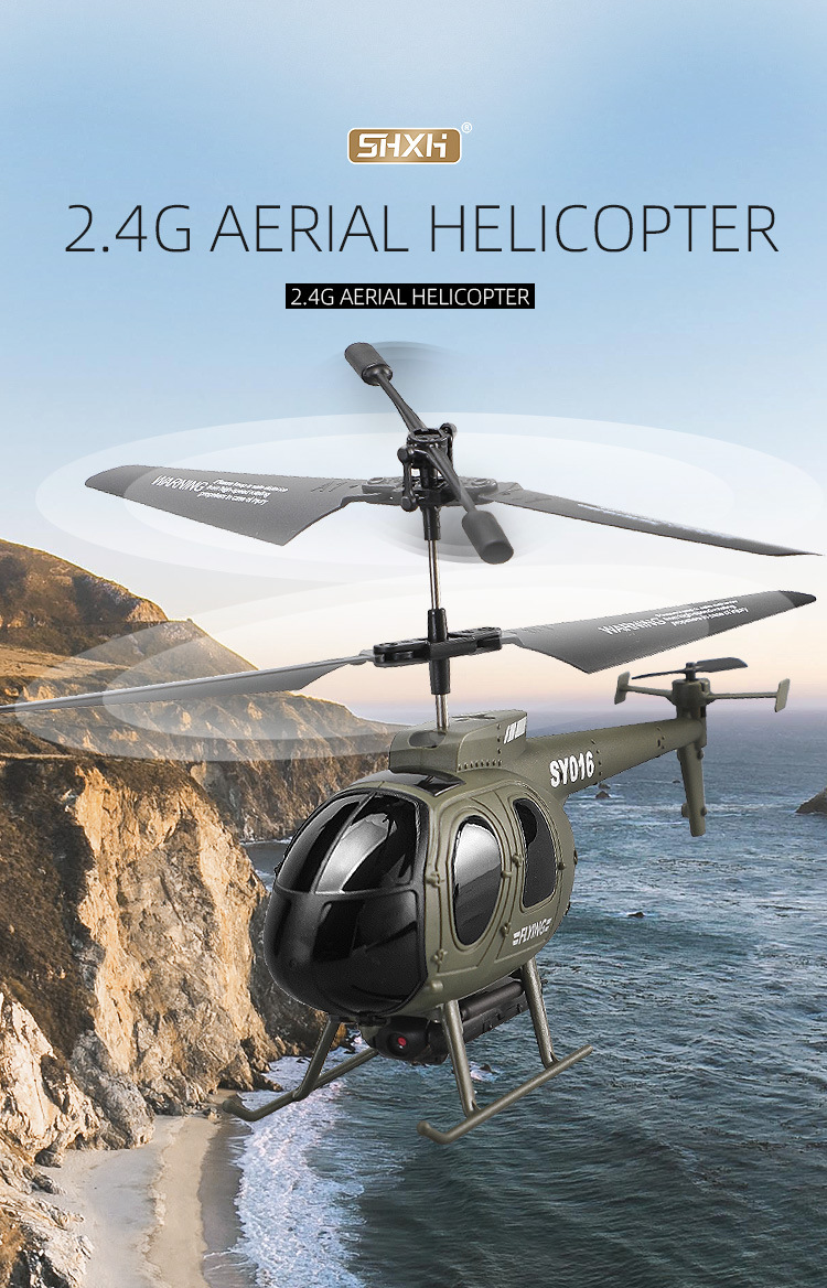 8K HD Camera RC Helicopter Plane Toy with Wifi FPV 6 Channel Remote ...