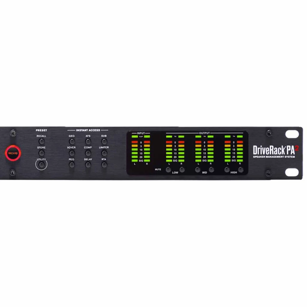 dbx DriveRack PA2 2x6 PA Complete Professional Loudspeaker Management ...