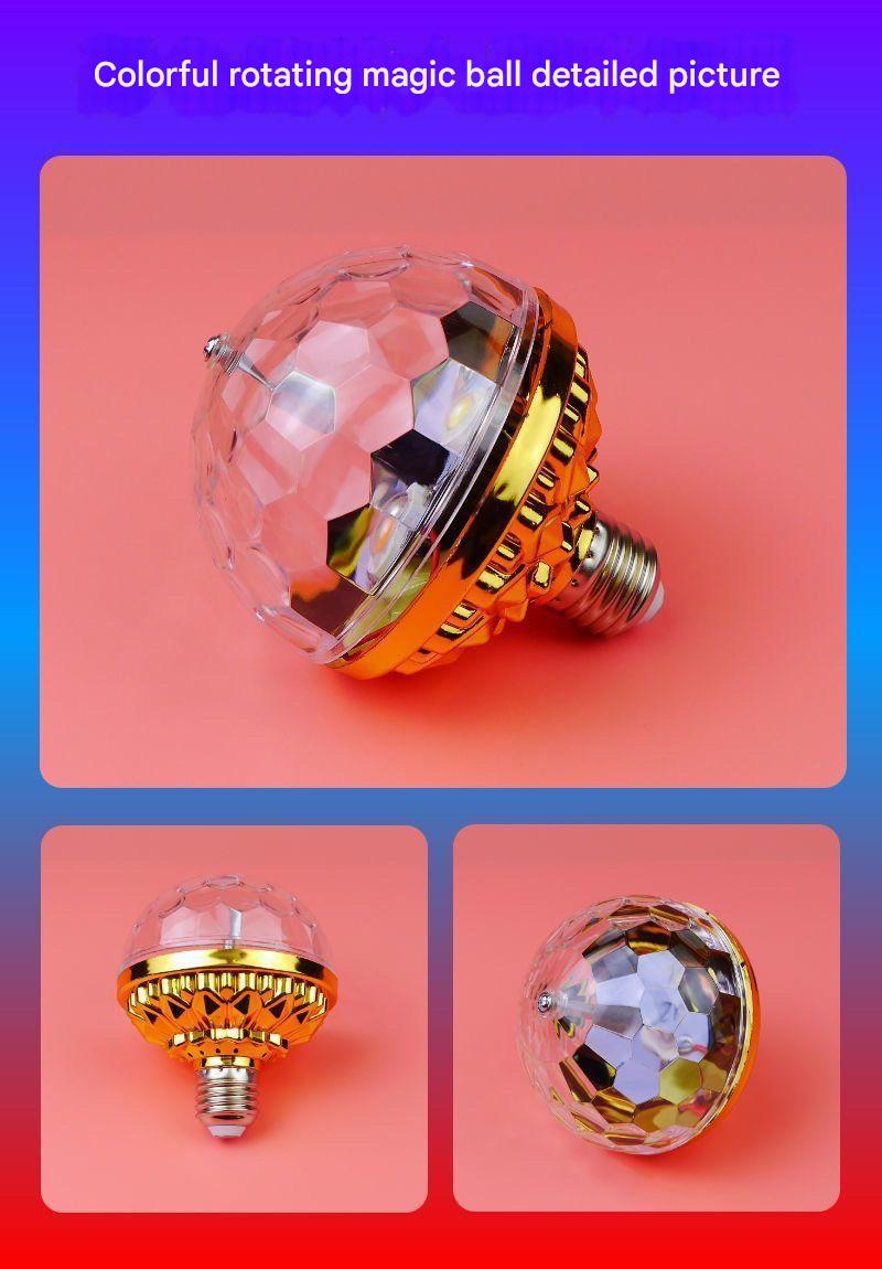 RGB Rotating Light RGB Disco Party Light LED Crystal Stage Strobe DJ ...