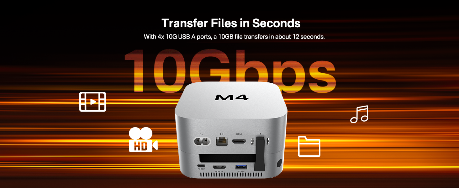 ACASIS 10Gpbs MINI Enclosure Docking StationCompatible with Thunderbolt ...
