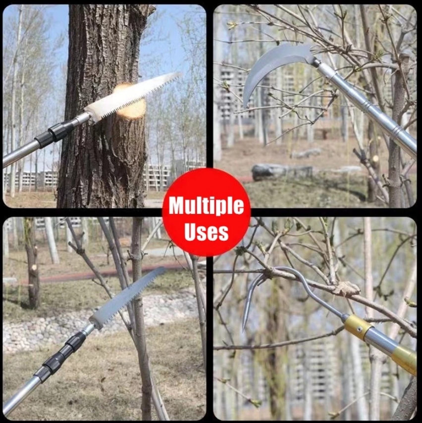 7M High Branch Pruning Shears Saw telescopic pole Tree Cutter High ...