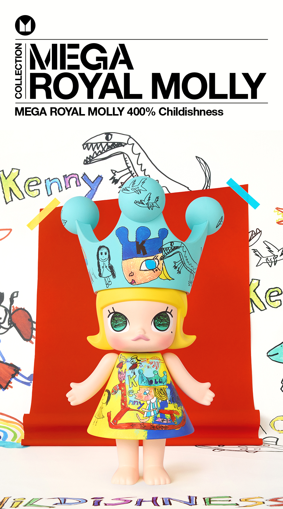POP MART Mega Space Molly 400% Minions Pop d'Action Figurines Anime de Jouet Figure à Collectionner Cadeaux Créatifs 1PC