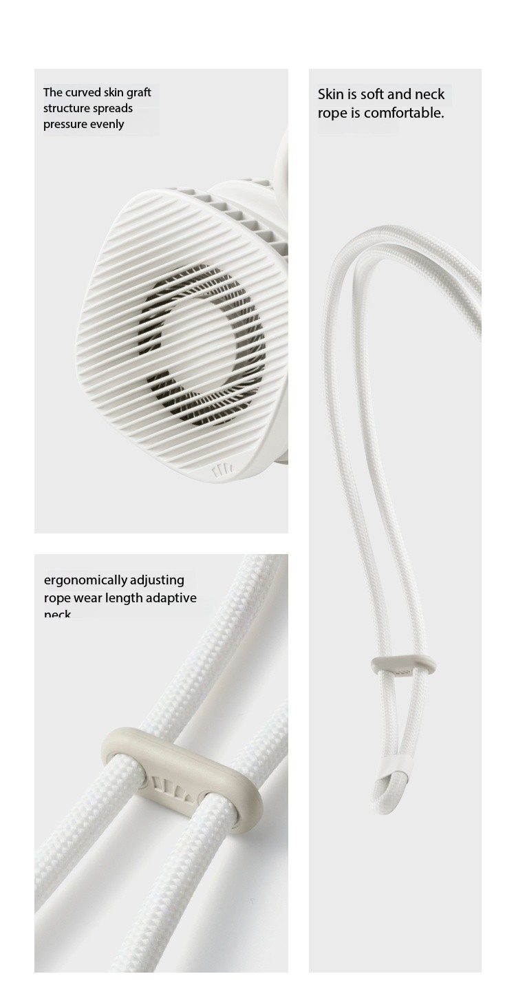 Beneunder EE812 neckband fan, an ultra-long battery life portable usb ...