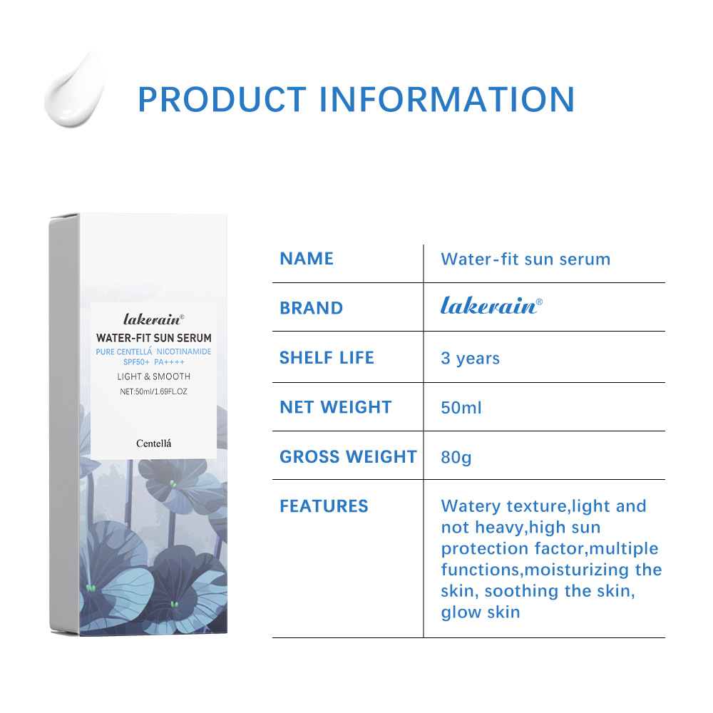Lakerain Centella Asiatica Sunscreen Essence, 50ml – Radiant, Hydrating ...