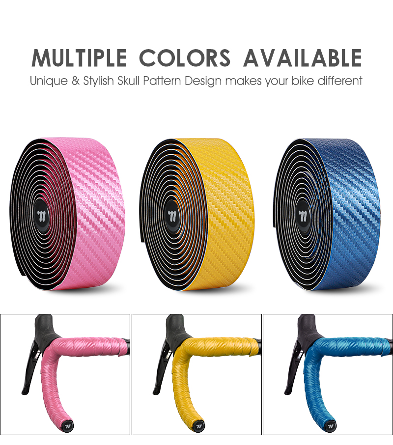 EVA Foam Anti Slip Bar Tape ROCKBROS Cycling PU EVA Handlebar Belt Bike Bicycle Handlebar Tape EVA Foam Bar Tape